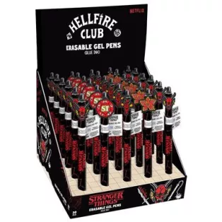 STRANGER THINGS (HELLFIRE CLUB) ERASABLE INK GEL PENS CDUX30-SR2404714