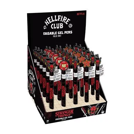 STRANGER THINGS (HELLFIRE CLUB) ERASABLE INK GEL PENS CDUX30-SR2404714