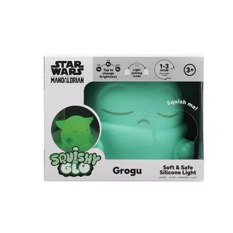 Star Wars The Mandalorian Grogu SquishyGlo Silicone Light Rechargeable-PP13691MAN