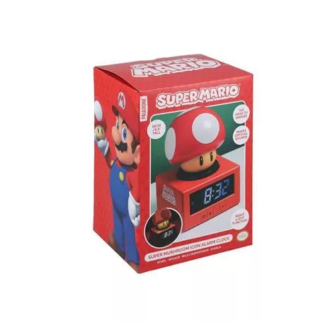 Super Mario Super Mushroom Icon Alarm Clock-PP13124NN