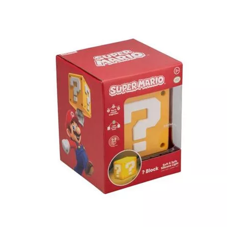 Super Mario Question Block SquishyGlo Light Rechargeable-PP15789NN