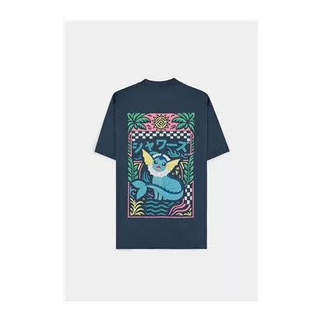 Pokémon - Navy Vaporeon Short Sleeved T-shirt (Loose fit) L-TS182525POK-L