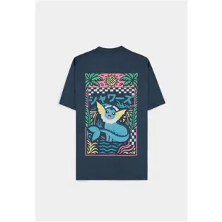 Pokémon - Navy Vaporeon Short Sleeved T-shirt (Loose fit) M-TS182525POK-M