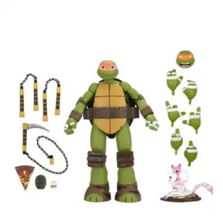 TMNT (2012 Cartoon) - 7" Scale Action Figure - Ultimate Michelangelo-NE54566-01