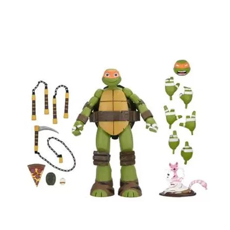 TMNT (2012 Cartoon) - 7" Scale Action Figure - Ultimate Michelangelo-NE54566-01