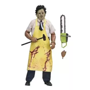 Texas Chainsaw Massacre - 8" Clothed Action Figure - Leatherface in Window Box-NE41590-01