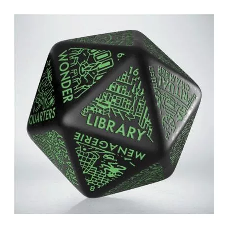 Dungeon Generator Die: Black&Green-20VDGG02