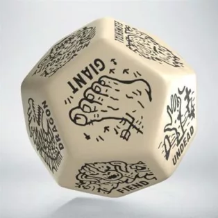 Monster Generator Die: Beige&Black-12VMRG01