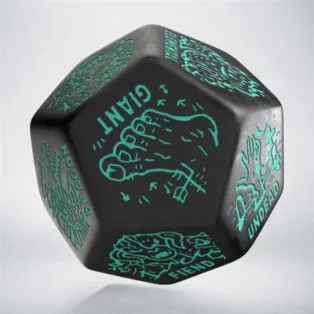 Monster Generator Die: Black&Turquise-12VMRG02