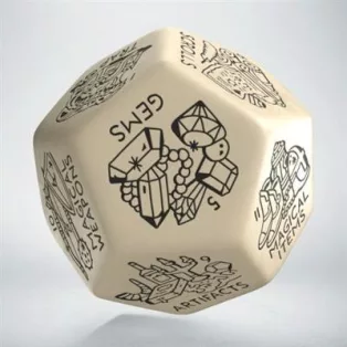 Treasure Generator Die: Beige&Black-12VTRG01