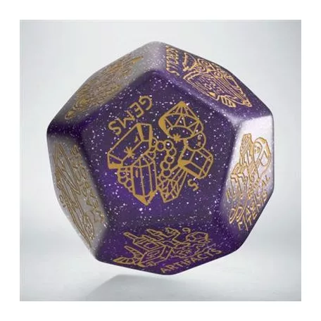 Treasure Generator Die: Shimmering Purple&Gold-12VTRG02