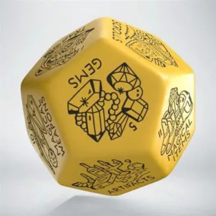 Treasure Generator Die: Yellow&Black-12VTRG03