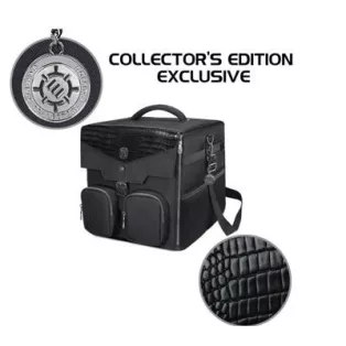 ENHANCE Collector's Edition Board Game Shoulder Bag - Game Storage with Pockets Black-ENTTCFE200BKEW
