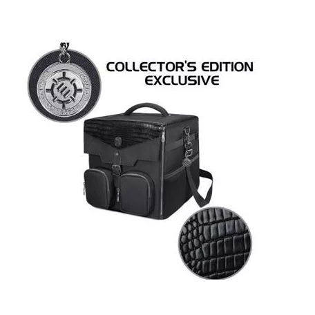 ENHANCE Collector's Edition Board Game Shoulder Bag - Game Storage with Pockets Black-ENTTCFE200BKEW