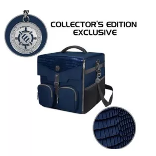 ENHANCE Collector's Edition Board Game Shoulder Bag - Game Storage with Pockets Blue-ENTTCFE200BLEW