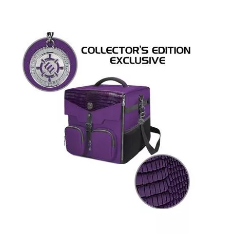 ENHANCE Collector's Edition Board Game Shoulder Bag - Game Storage with Pockets Purple-ENTTCFE200PREW