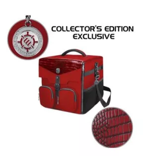 ENHANCE Collector's Edition Board Game Shoulder Bag - Game Storage with Pockets Red-ENTTCFE200RDEW