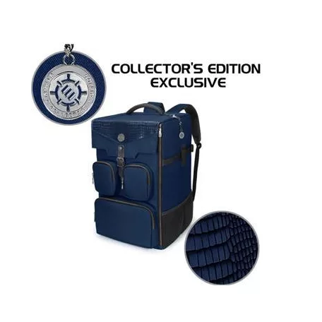 ENHANCE Collector's Edition Board Game Backpack - Game Storage (Dragon Blue)-ENTTCFG200BLEW