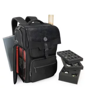 ENHANCE Collector's Edition DnD Backpack - DM Bag, fits 6-8 Books (Dragon Black)-ENTTCFR200BKEW