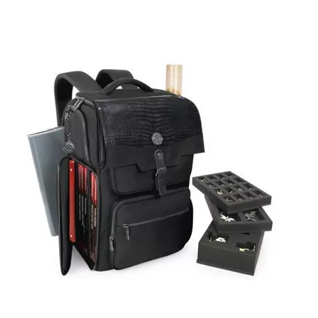 ENHANCE Collector's Edition DnD Backpack - DM Bag, fits 6-8 Books (Dragon Black)-ENTTCFR200BKEW