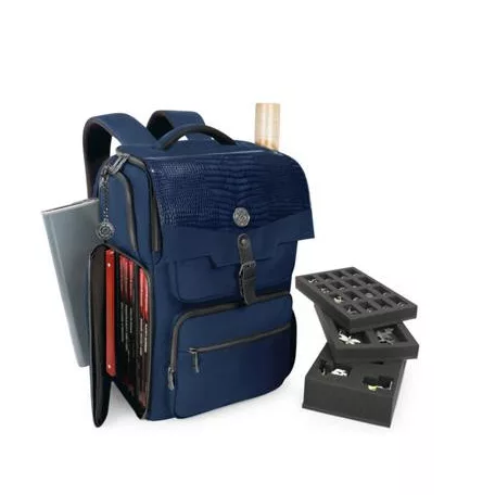 ENHANCE Collector's Edition DnD Backpack - DM Bag, fits 6-8 Books (Dragon Blue)-ENTTCFR200BLEW