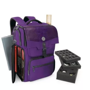 ENHANCE Collectors Edition DnD Backpack - DM Bag, fits 6-8 Books (Dragon Purple)-ENTTCFR200PREW