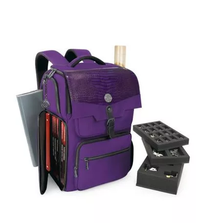 ENHANCE Collectors Edition DnD Backpack - DM Bag, fits 6-8 Books (Dragon Purple)-ENTTCFR200PREW