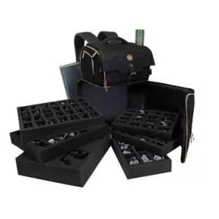 ENHANCE Miniature Painting Storage Backpack - Case for Minis, Paint, and Brushes-ENTTCFV100BKEW