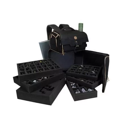 ENHANCE Miniature Painting Storage Backpack - Case for Minis, Paint, and Brushes-ENTTCFV100BKEW