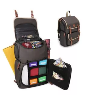 ENHANCE Designer Edition Mid-Size Trading Card Storage Box Backpack Grey-ENBCCBK608GREW