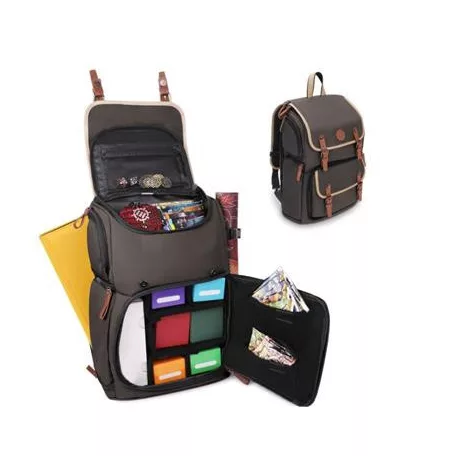 ENHANCE Designer Edition Mid-Size Trading Card Storage Box Backpack Grey-ENBCCBK608GREW