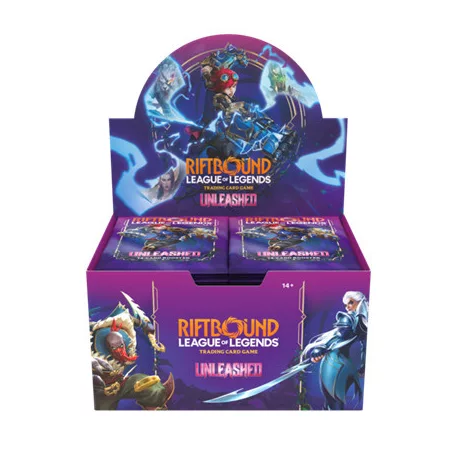 Riftbound: League of Legends TCG - Unleashed Booster Display (24 packs) - EN-RB-03BD01-EN