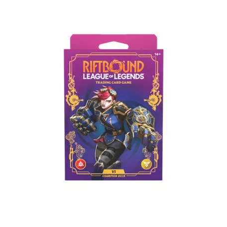 Riftbound: League of Legends TCG - Unleashed Champion Deck Vi Display (4 decks) - EN-RB-03PD01-EN
