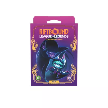 Riftbound: League of Legends TCG - Unleashed Champion Deck Vex Display (4 decks) - EN-RB-03PD02-EN