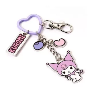 Keyring Kuromi with Charms - Hello Kitty-EHKKR0017