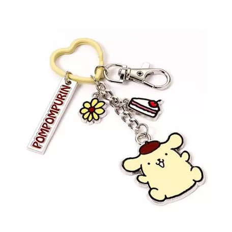 Keyring Pompompurin with Charms - Hello Kitty-EHKKR0018
