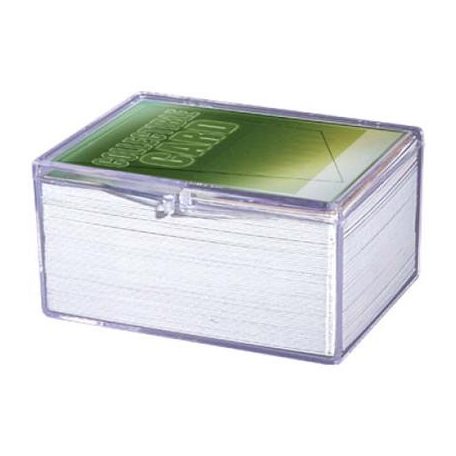 UP - Hinged Clear Box - (For 100 Cards)-43005