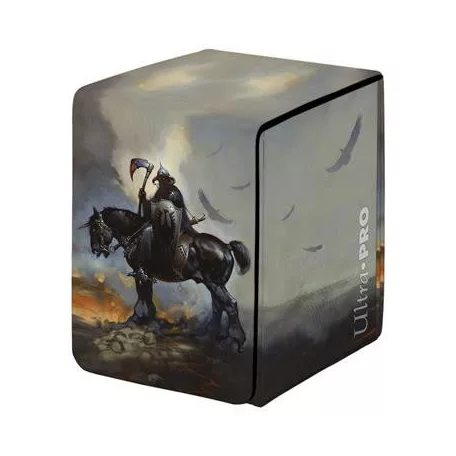 UP - Frank Frazetta - "Death Dealer” ALCOVE® FLIP DECK BOX® for Tabletop Gaming-15675