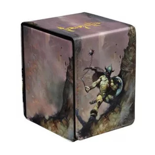 UP - Frank Frazetta - "Warrior with Ball and Chain" ALCOVE® FLIP DECK BOX® for Tabletop Gaming-16752