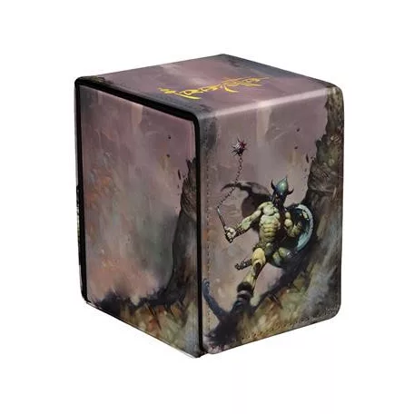UP - Frank Frazetta - "Warrior with Ball and Chain" ALCOVE® FLIP DECK BOX® for Tabletop Gaming-16752