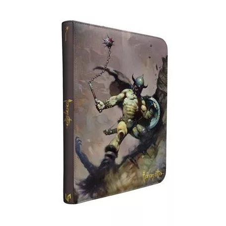 UP - Frank Frazetta - "Warrior with Ball and Chain" 9-Pocket Zippered Premium PRO-BINDER-16753