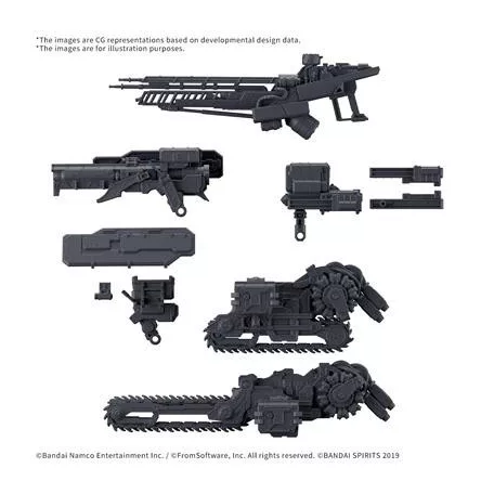 30MM OPTION PARTS SET ARMORED CORE Ⅵ FIRES OF RUBICON WEAPON SET 07-MK72552