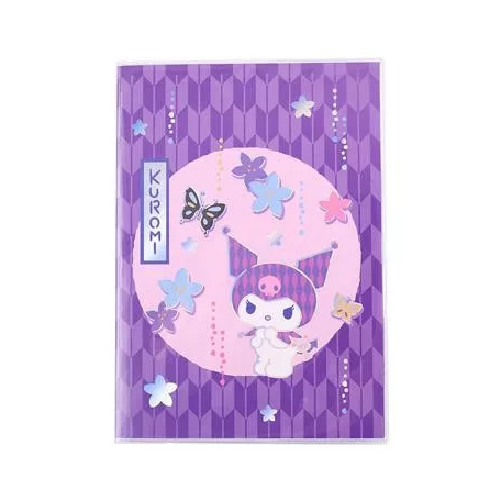 Kuromi - Holographic Softcover Notebook - Japanese Design - A5 - Checkered-