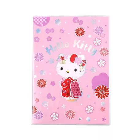 Hello Kitty - Holographic Softcover Notebook - Kimono - A5 - Checkered-
