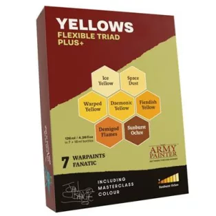 The Army Painter - Warpaints Fanatic: Flexible Triad PLUS+: Yellows-WP8090P