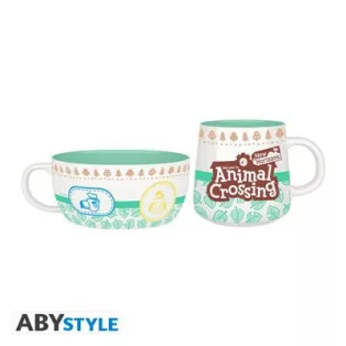 ANIMAL CROSSING - Breakfast Set Mug + Bowl - Characters-ABYTAB139