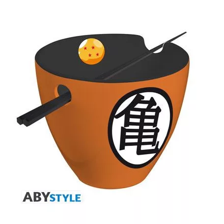 DRAGON BALL - Ramen Bowl with chopsticks - "Goku symbols"-ABYBOL082