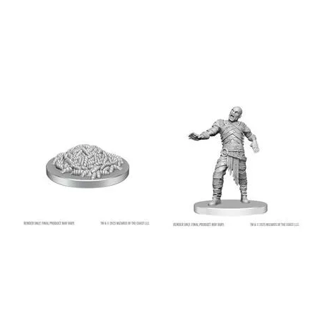 D&D Nolzur's Marvelous Miniatures: Swarm of Rot Grubs & Rot Grub Victim-90855