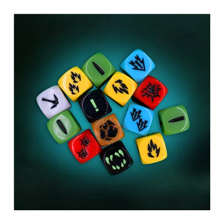 Deep Rock Galactic: 14x Extra Dice (engraved)-MPUDRG300188