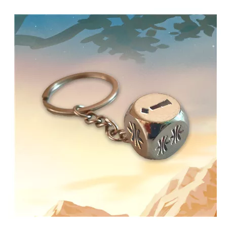 Valheim: Metal Dice Keyring-MPUVAL301000